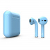 AirPods - беспроводные наушники с Qi - зарядным кейсом Apple (Голубой, глянец)