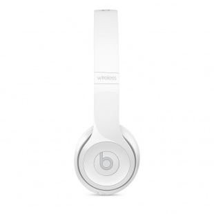 Беспроводные накладные наушники Beats Solo3, цвет белый глянцевый