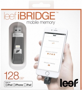 USB флешка Leef IBridge 128Gb - чёрный