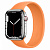 Купить Apple Watch Series 7 // 45мм GPS + Cellular // Корпус из нержавеющей стали серебристого цвета, монобраслет цвета «весенняя мимоза»