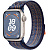 Купить Apple Watch Series 9 // 41мм GPS // Корпус из алюминия цвета "сияющая звезда", спортивный браслет Nike цвета "королевская игра/оранжевый"