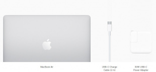 Apple MacBook Air 13" 128 ГБ "Серебристый" (MREA2) // Core i5 1.6 ГГц, 8 ГБ, 128 ГБ, Intel UHD 617 (Late 2018)