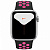 Купить Apple Watch Series 5 // 44мм GPS + Cellular // Корпус из алюминия серебристого цвета, спортивный ремешок Nike цвета «чёрный/розовый всплеск»
