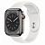 Купить Apple Watch Series 8 // 45мм GPS + Cellular // Корпус из нержавеющей стали графитового цвета, спортивный ремешок белого цвета