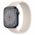 Apple Watch Series 8 // 45мм GPS + Cellular // Корпус из алюминия цвета "темная ночь", монобраслет цвета "сияющая звезда"