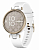 Купить Женские умные часы Garmin Lily (34mm), кремово-золотистый корпус, белый силиконовый ремешок
