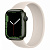 Купить Apple Watch Series 7 // 45мм GPS // Корпус из алюминия зеленого цвета, монобраслет цвета «сияющая звезда»