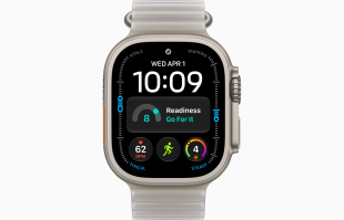 Apple Watch Ultra 4 (2026) // 49мм GPS+Cellular // Корпус из титана, ремешок Ocean Band прозрачно-серого цвета