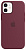 Силиконовый чехол MagSafe для iPhone 12, сливовый цвет