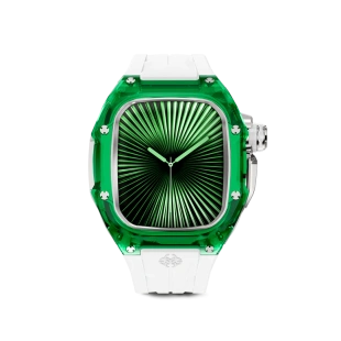 Корпус Golden Concept для Apple Watch, 46 мм, Racing Sport Edition Transparent, Sapphire Green