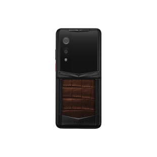 Телефон Vertu Quantum Flip, Alligator Skin Series (Amber Brown)