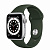 Купить Apple Watch Series 6 // 40мм GPS // Корпус из алюминия серебристого цвета, спортивный ремешок цвета «Кипрский зелёный»