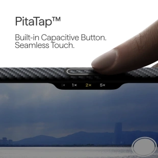 Чехол Pitaka для iPhone 17, 600D Black/Grey (Twill) (PitaTap)