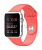 Купить Apple Watch Sport 42 мм, серебристый алюминий, коралловый спортивный ремешок