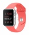 Apple Watch Sport 42 мм, серебристый алюминий, коралловый спортивный ремешок