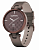 Купить Женские умные часы Garmin Lily (34mm), темно-бронзовый корпус, итальянский кожаный ремешок цвета "Paloma"