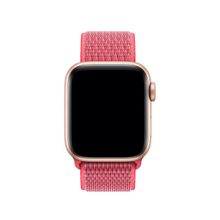 38/40мм Ремешок из плетёного нейлона цвета «красный каркаде» для Apple Watch