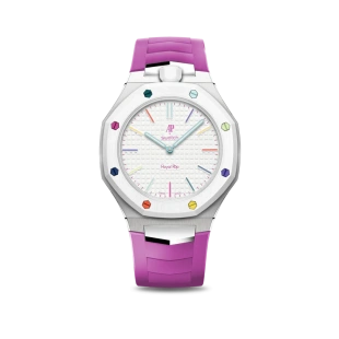 Аксессуары Golden Concept Royal Sport Edition для часов Swatch Royal Pop (HUIT BLANC) (Голубой и розовый ремешки)