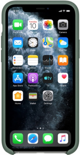 Силиконовый чехол для iPhone 11 Pro, цвет «сосновый лес», оригинальный Apple