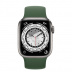 Apple Watch Series 7 // 41мм GPS + Cellular // Корпус из титана, монобраслет цвета «зелёный клевер»