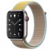 Apple Watch Series 5 // 40мм GPS + Cellular // Корпус из титана, спортивный браслет цвета «верблюжья шерсть»