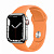 Купить Apple Watch Series 7 // 41мм GPS + Cellular // Корпус из нержавеющей стали серебристого цвета, спортивный ремешок цвета «весенняя мимоза»