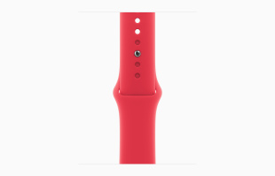 Apple Watch Series 9 // 41мм GPS // Корпус из алюминия цвета (PRODUCT)RED, спортивный ремешок цвета (PRODUCT)RED