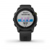 Беговые умные часы Garmin Forerunner 745 (44mm), черный корпус, черный силиконовый ремешок