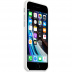 Силиконовый чехол для iPhone SE, белый цвет, оригинальный Apple