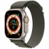 Apple Watch Ultra // 49мм GPS + Cellular // Корпус из титана, ремешок Alpine Loop зеленого цвета, S