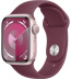 Apple Watch Series 9 // 45мм GPS // Корпус из алюминия розового цвета, спортивный ремешок цвета "шелковица"