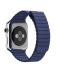 42/44мм Синий кожаный ремешок с магнитной застежкой для Apple Watch