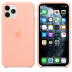 Силиконовый чехол для iPhone 11 Pro Max, цвет «розовый грейпфрут», оригинальный Apple