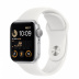 Apple Watch SE // 40мм GPS // Корпус из алюминия серебристого цвета, спортивный ремешок белого цвета (2022-2023)