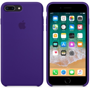 Силиконовый чехол для iPhone 7+ (Plus)/8+ (Plus), цвет «ультрафиолет», оригинальный Apple