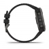 Мультиспортивные часы Garmin Fenix 6X (51mm) Sapphire, стальной серый DLC корпус, черный силиконовый ремешок