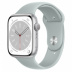 Apple Watch Series 8 // 45мм GPS // Корпус из алюминия серебристого цвета, спортивный ремешок цвета "суккулент"
