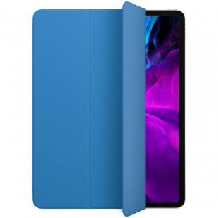 Обложка Smart Folio для iPad Pro 12,9 дюйма (4-го поколения), цвет «синяя волна»