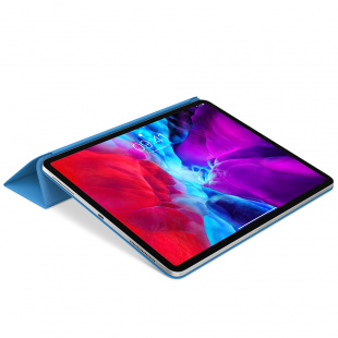 Обложка Smart Folio для iPad Pro 12,9 дюйма (4-го поколения), цвет «синяя волна»