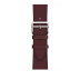 42/44 мм ремешок Simple Tour из кожи Swift цвета Bordeaux для Apple Watch Hermès