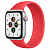 Купить Apple Watch SE // 44мм GPS + Cellular // Корпус из алюминия серебристого цвета, монобраслет цвета (PRODUCT)RED (2020)
