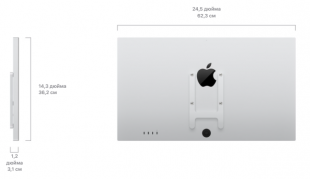 Монитор Studio Display с дисплеем Retina 5K, стандартное покрытие (Standard glass), с креплением VESA