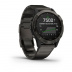 Мультиспортивные часы Garmin Fenix 6 Pro (47mm) Solar, титановый DLC корпус, титановый ремешок