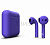 Купить AirPods - беспроводные наушники с Qi - зарядным кейсом Apple (Фиолетовый, матовый)