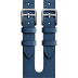 38/40 мм ремешок Manchette из кожи Epsom цвета Bleu Agate с двойной пряжкой для Apple Watch Hermès