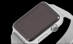 Caviar Apple Watch Classico Milanese Platinum 42mm