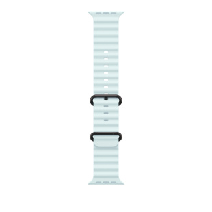 49мм Ремешок Ocean Band цвета "Ледяной синий", отделка из черного титана, для Apple Watch Ultra