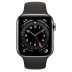 Apple Watch Series 6 // 40мм GPS + Cellular // Корпус из нержавеющей стали графитового цвета, спортивный ремешок черного цвета Apple Watch Series 6 // 40мм GPS + Cellular // Корпус из нержавеющей стали графитового цвета, спортивный ремешок черного цвета