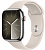 Купить Apple Watch Series 9 // 45мм GPS+Cellular // Корпус из нержавеющей стали серебристого цвета, спортивный ремешок цвета "сияющая звезда"