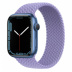 Apple Watch Series 7 // 45мм GPS // Корпус из алюминия синего цвета, плетёный монобраслет цвета «английская лаванда»